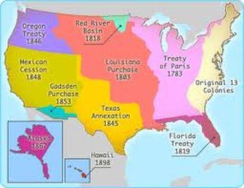 American Expansion Given most of Quebec and Indian Territory after war with Britain Purchased Louisiana from Napoleon Tried invading Canada