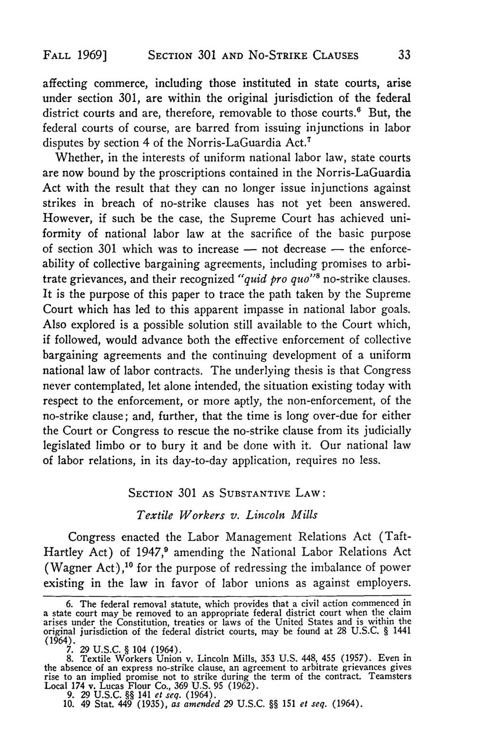 Villanova Law Review, Vol. 15, Iss. 1 [1969], Art.
