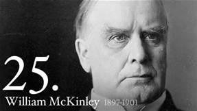 6. William McKinley (195-201) was the 25th President of the United States until his assassination in September 1901 He felt that Congress should