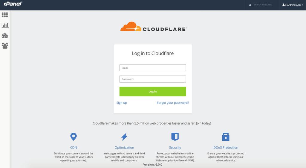 STEP 2: Activation If they already have a Cloudflare direct account, sign-in.