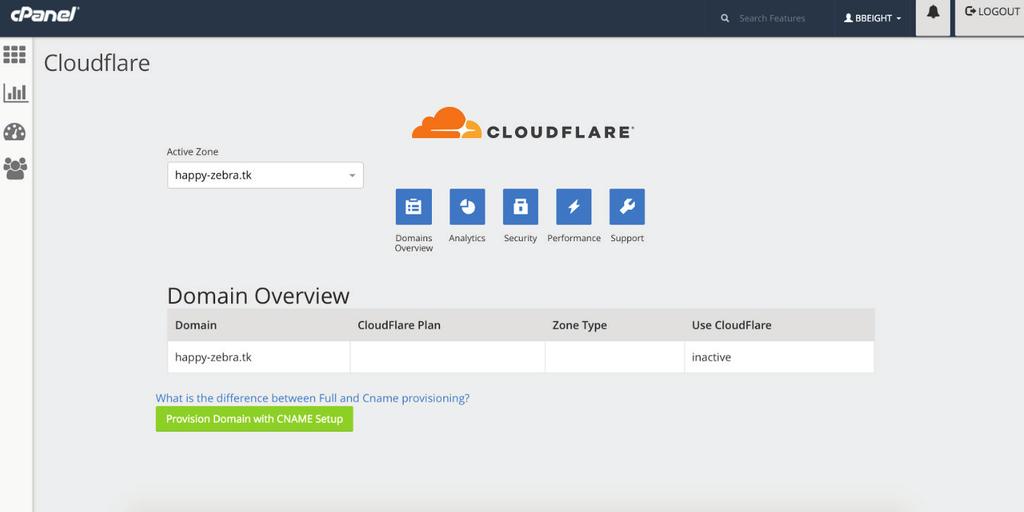 STEP 3: CNAME or Full DNS setup CNAME setup By default, Cloudflare is set up