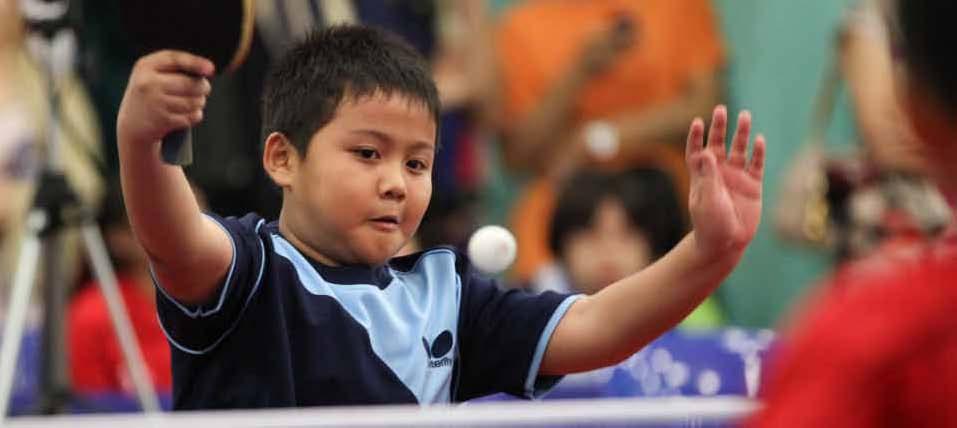 happenings Starting them young A grassroots sports programme for pre-schoolers hopes to groom national talent for Singapore Three years ago, the STTA-PCF table tennis programme, to introduce the