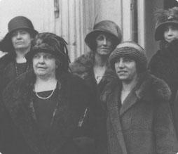 Repression and the Depression Women won the right to vote in 1920.