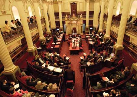Chapter 2 The Australian parliamentary system 29 The role of the Legislative Council includes making laws, reviewing laws and representing the interests of different regions.