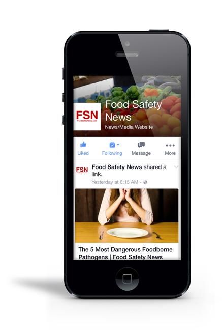 FOOD SAFETY NEWS RULES THE SOCIAL MEDIA SCENE Measuring readership today is far more than looking at a simple audited statement.
