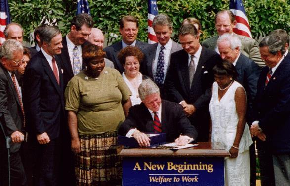 Welfare Reform and Immigrants 1996: Personal Responsibility and Work Opportunity Reconciliation Act (PRWORA), or welfare reform was passed.