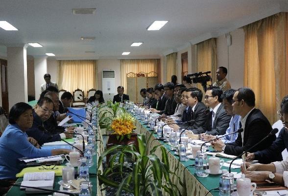 Regular NGO Network Representative Meeting with Chamber of Commerce and Private Sector.