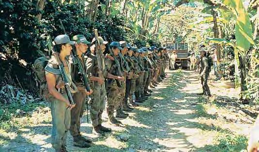FROM THE AGE OF LIMITS TO THE AGE OF REAGAN 77 CONTRAS IN TRAINING The Reagan administration s support for the Nicaraguan contras, who opposed the leftist Sandinista regime, was the source of some of