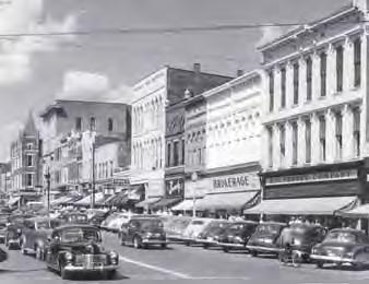 By the mid-1950s, shopping centers ranging from small strips to large integrated complexes had proliferated throughout the country and were challenging traditional downtown shopping districts, which