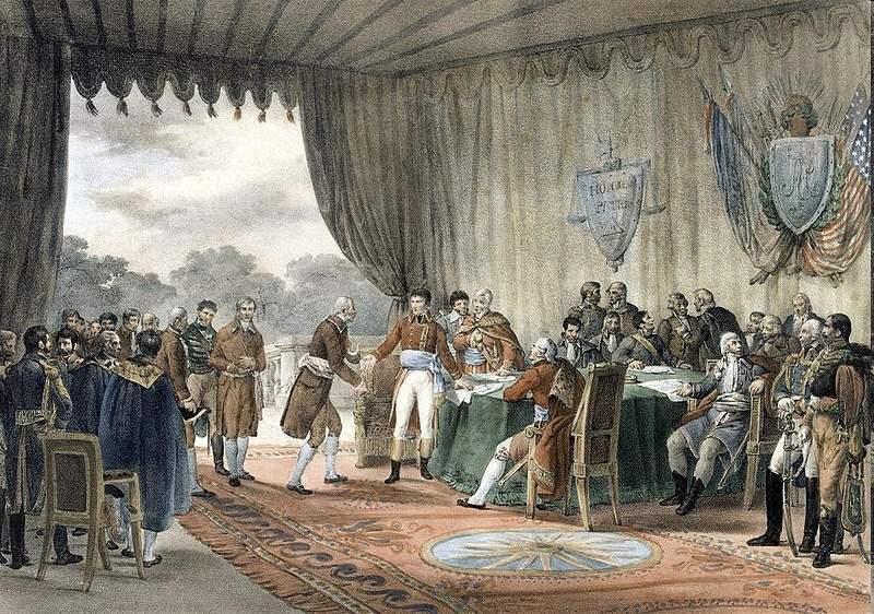 Peace was declared when the Convention of 1800 was signed between France and the United States.