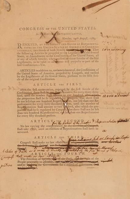 To Jefferson, the Sedition Act looked like a direct attack on the Bill of Rights.