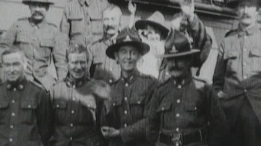 ANZACs Return Home Historical footage.