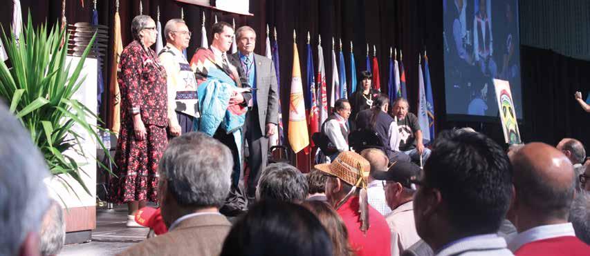 NCAI members honor Dusten Brown as part of the General Assembly. 2013 Annual Convention and Marketplace...A powerful collective voice of Indian Country and Native peoples.