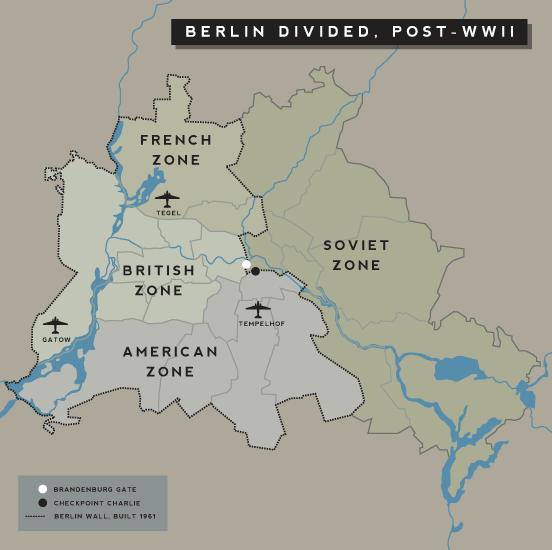 *A Divide Germany Germany was partitioned into East and West Germany following World War II.