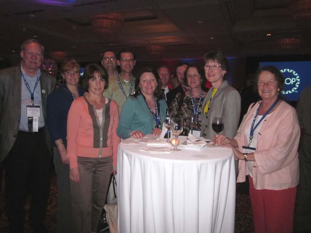 Wisconsin Chapter members at The ESOP Association Annual Meeting reception, May 2012