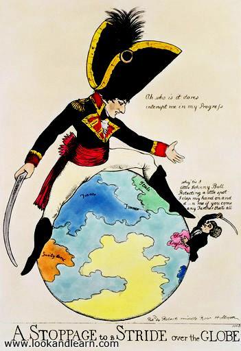 Napoleon wanted control of a global