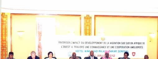 Page 3 Fostering the development impact of South-South Migration in West Africa through enhanced knowledge and cooperation ment in the sub-region, by producing concrete recommendations on how to