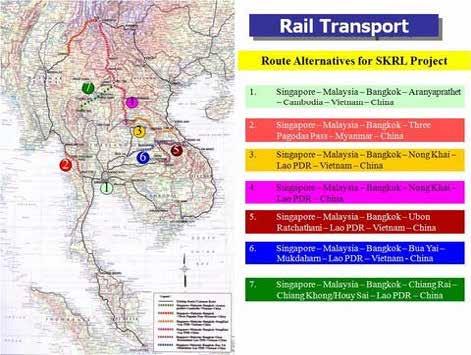 1. Physical Connectivity Strategy : Completion of the Singapore Kunming Rail Link (SKLM) Complete the implementation of Singapore Kunming Rail Link (SKRL) project Construct the missing link sections