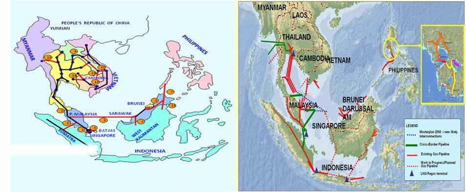 1. ASEAN Physical Power Connectivity Grid and Trans-ASEAN Strategy : Gas Pipeline ASEAN Power Grid and Trans-ASEAN Gas Pipeline Trans-ASEAN Gas Pipeline ASEAN Power Grid To link the electricity grids