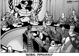Security Council would share a common interest in maintaining global peace. The permanent members vowed not to obstruct operations of the Council with their veto power.