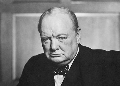 95) I picked Winston Churchill because of what he led us through before, the stature
