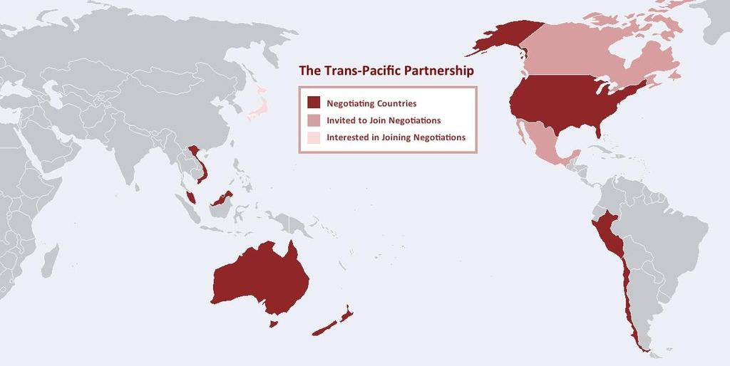 For example: Trans-Pacific Partnership Agreement Stronger global partnership is