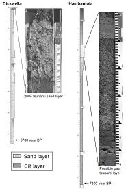 BUILDING RESILIENCE TO TSUNAMI IN INDIAN OCEAN Preliminary results At Dickwella section, we obtained approximately 6.5 m length of the sediment samples (BH-1 core, Figure 14).
