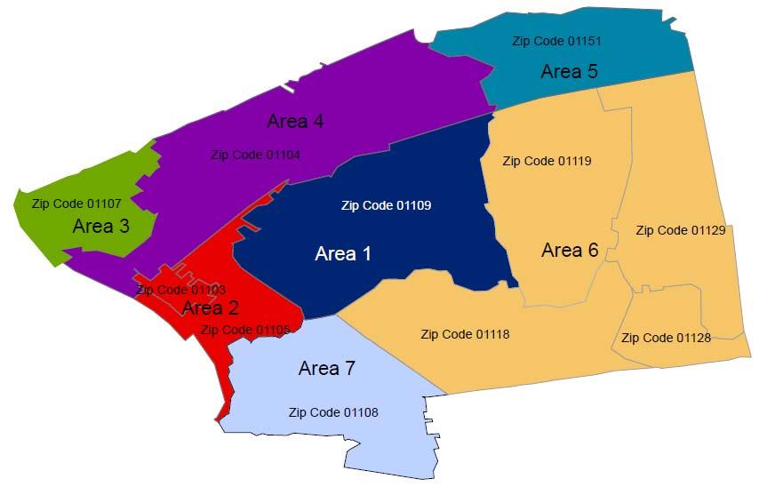 Figure 3 Springfield Neighborhoods and Areas