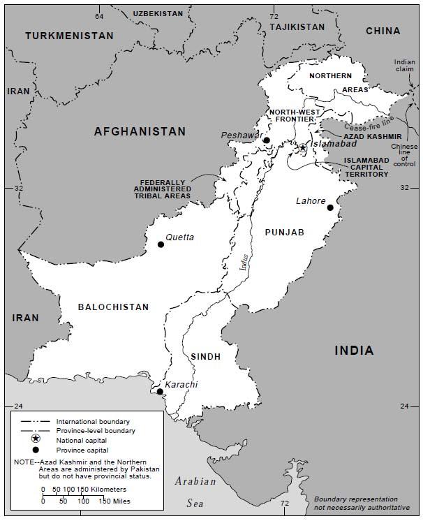 Figure 1: Map of Pakistan s Provinces Source: