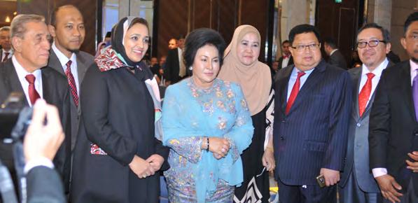 Her Excellency Datin Paduka Seri Rosmah Mansor, wife of the Honorable Prime Ministers of Malaysia, was amongst the guest of honour that night.