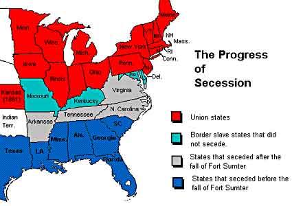 SIX MORE STATES SECEDE! MS, FL, AL, GA, LA, TX secede before Lincoln is inaugurated!