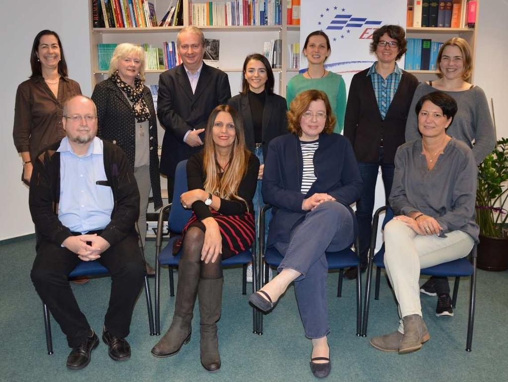 EZA Secretariat staff in Königswinter and Brussels Back row from left to right: Dr.