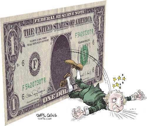 American dollars flooded world financial markets. What happens when you print dollars?