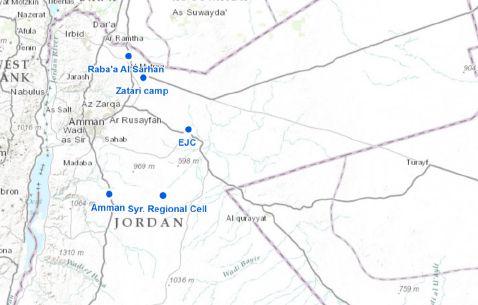 In July 2012, IOM started operatng road convoys rom transt stes to reugee camps to assst Syran reugees to reach places o saety as soon as they had crossed the border nto Jordan.
