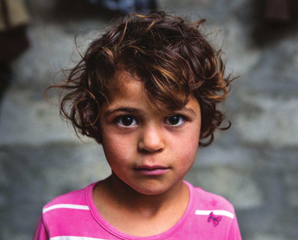 Ade AGE 5, IRAQ MILLIONS OF CHILDREN ARE DISPLACED by war and other threats, in Syria and around the world.