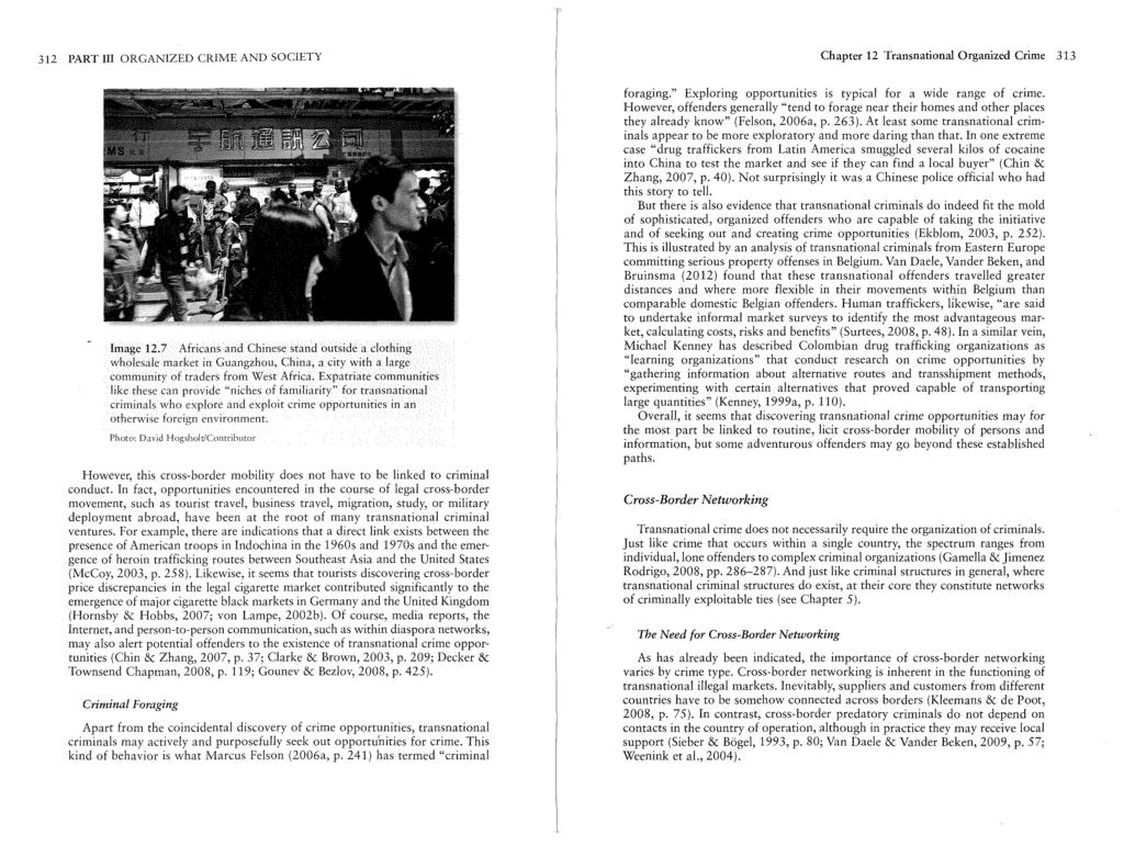 312 PART lll ORGANIZED CRIME AND SOCIETY Chapter 12 Transnational Organized Crime 313 Image 12.