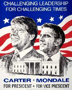 challenged by Georgia Democrat Jimmy Carter in the 1976 election Carter ran as an