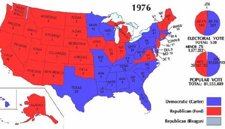Carter In the 1976 election, Carter beat Ford Carter & Domestic Policy As president,