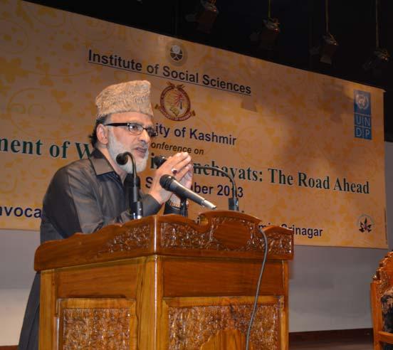 Empowerment of Women in Panchayats: The Road Ahead The Institute of Social Sciences, New Delhi in co-operation with the University of Kashmir organized a landmark conference of elected women
