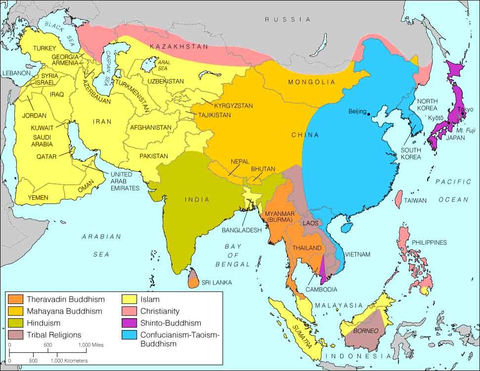 Confucianism spread 5 China, Vietnam, Korea, Taiwan brought to