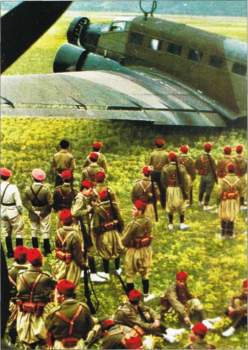 42 Essential Histories - The Spanish Civil War 1936-1939 The Spanish Foreign Legion in Morocco, July 1936, waiting to board a German transport plane that would fly them to Seville.