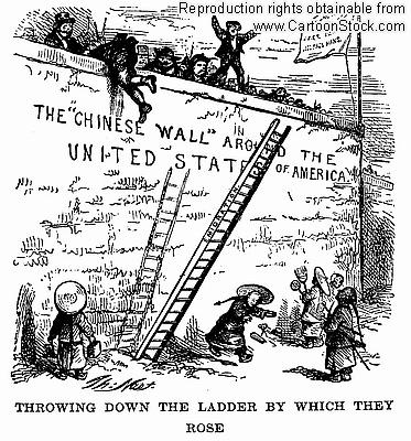 (1882) Gov t laws restricting immigration Forbade the immigration of Chinese for a number of years 1898: : Supreme Court ruled 14th Amendment guaranteed citizenship to all persons born in U.S. giving protection to Chinese Americans.