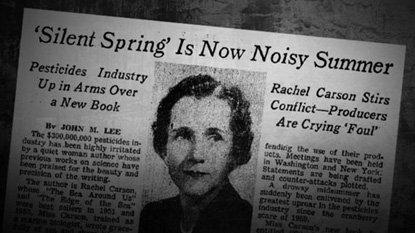 Spreading Her Message Immediately after Silent Spring appeared in September 1962, Carson began spreading her message in a series of talks she gave, primarily on the East Coast The majority of these