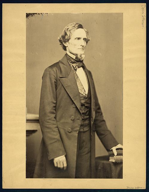 On Feb 9 Jefferson Davis was elected as the Confederate States of American President a military man, grad of West Point,