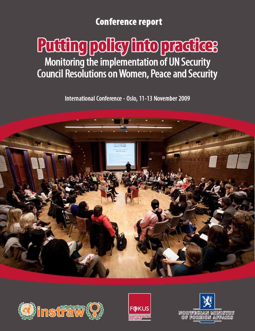 Conference report : Putting policy into practice:monitoring the