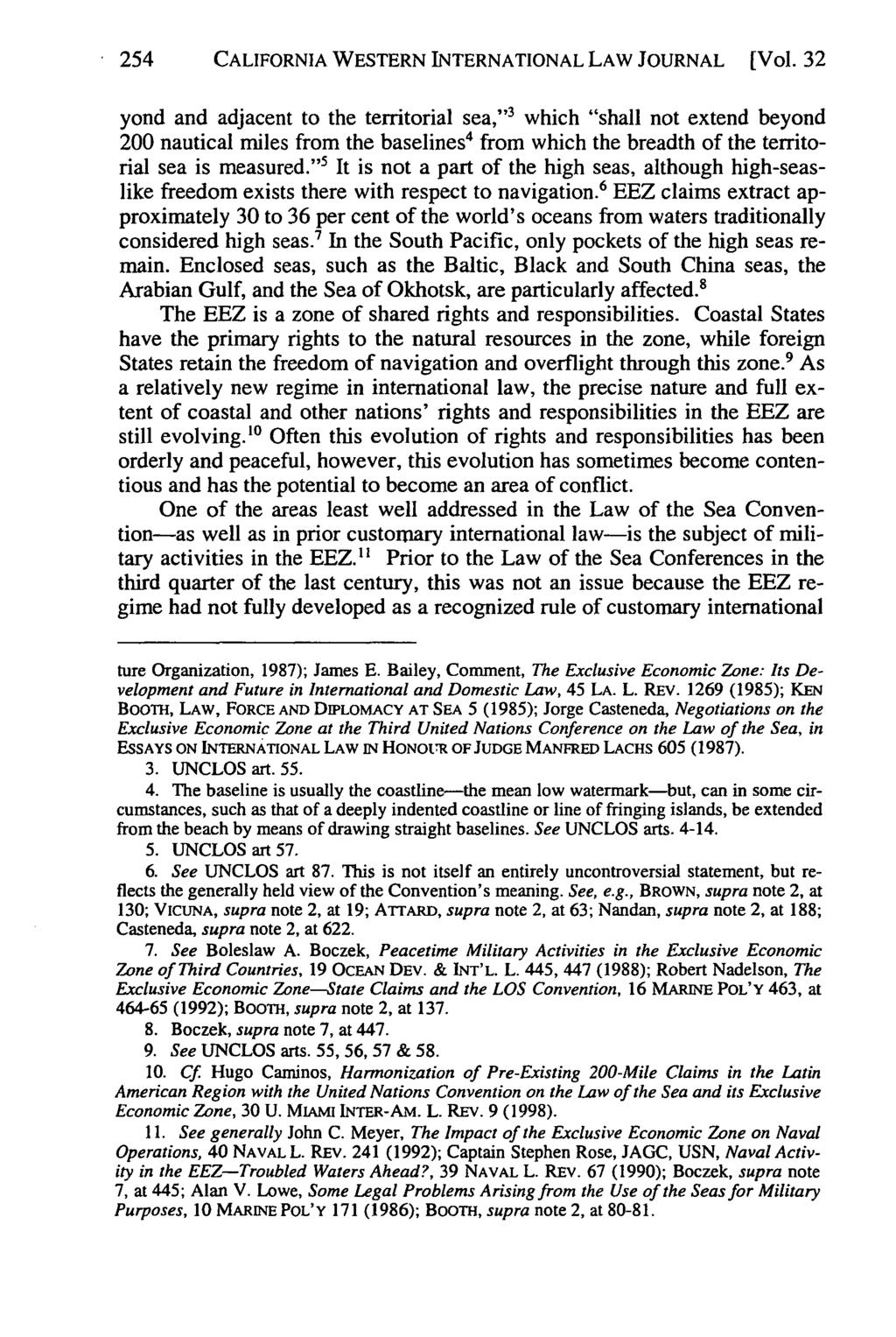 254 California Western International Law Journal, Vol. 32 [2001], No. 2, Art. 4 CALIFORNIA WESTERN INTERNATIONAL LAW JOURNAL [Vol.