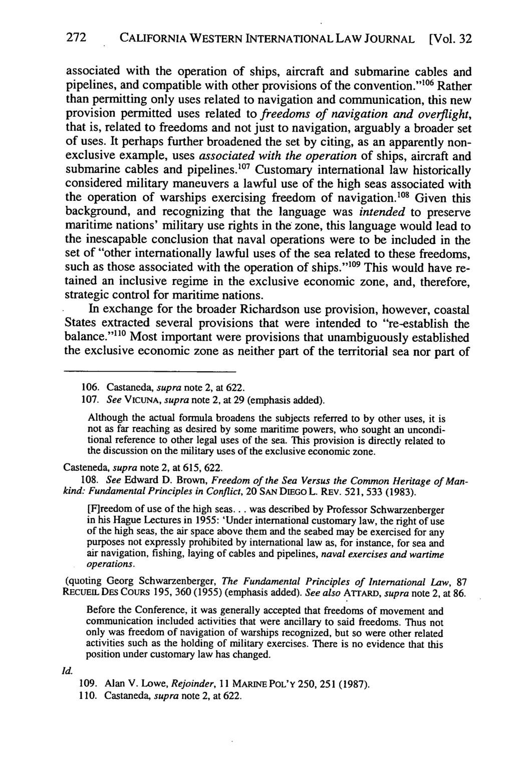 California Western International Law Journal, Vol. 32 [2001], No. 2, Art. 4 272 CALIFORNIA WESTERN INTERNATIONAL LAW JOURNAL [Vol.