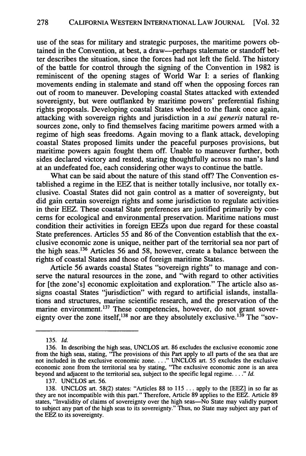 California Western International Law Journal, Vol. 32 [2001], No. 2, Art. 4 278 CALIFORNIA WESTERN INTERNATIONAL LAW JOURNAL [Vol.