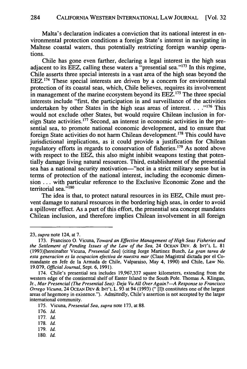 California Western International Law Journal, Vol. 32 [2001], No. 2, Art. 4 284 CALIFORNIA WESTERN INTERNATIONAL LAW JOURNAL [Vol.