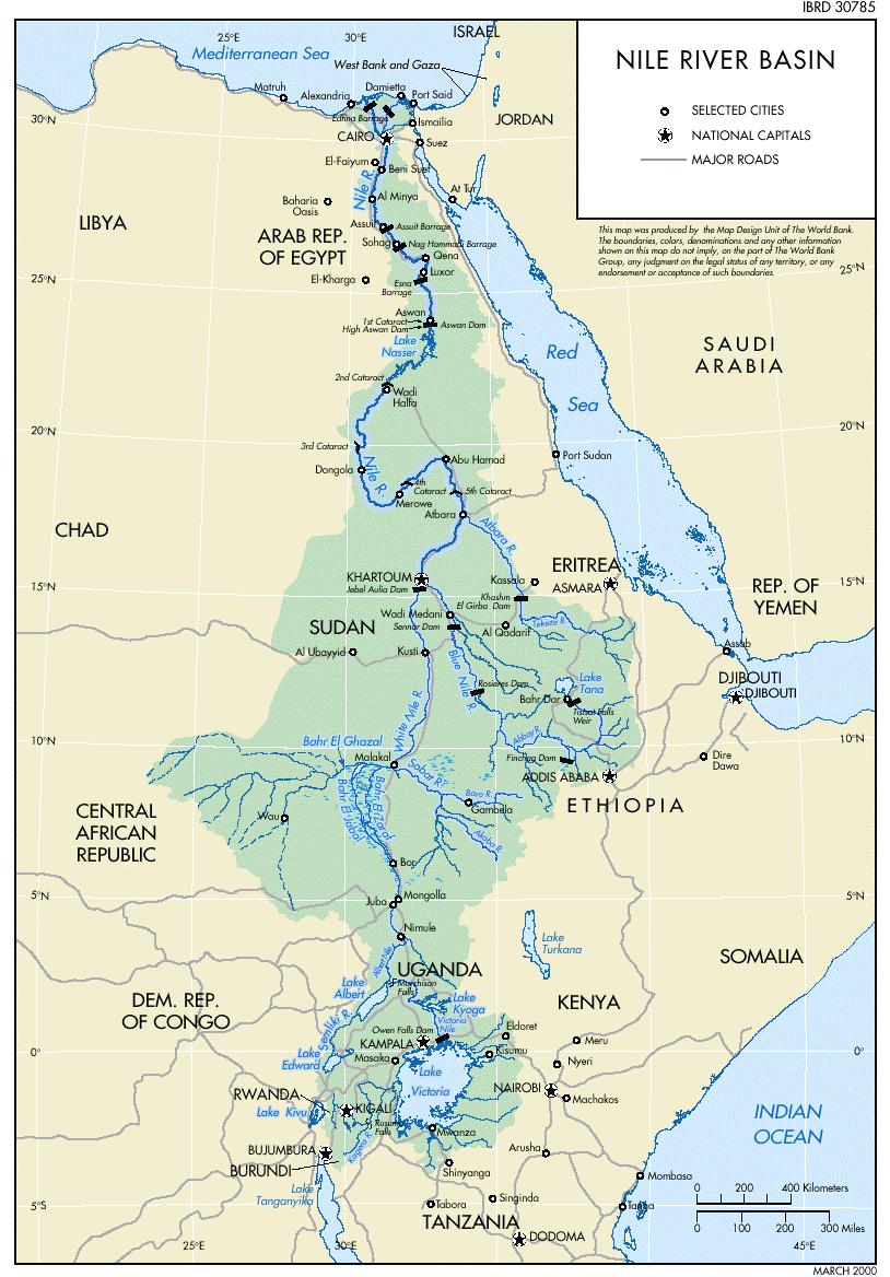 5.13. Case of Vulnerable Nile Basin Countries 4 of 9 countries are in Nile Basin High: drought, famine. migration, conflicts Today: major recipients of food aid.